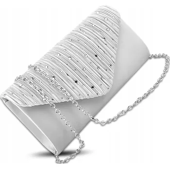 EdiBazzar kabelka psaníčko, syntetický materiál, šedá barva