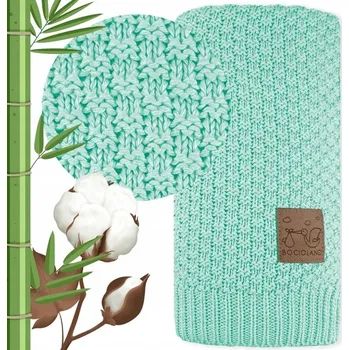 Dětská deka BOCIOLAND Bambusovo- bavlna deka MILANO 80x100 MÁTA