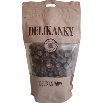 Pamlsek pro psa DELIKANKY Salámky se zvěřinou 500g
