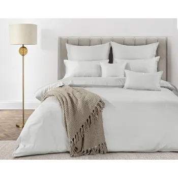 Povlečení MAKOSATENOVÉ POVLEČENÍ EVA MINGE ELEGANT1A 160X200 CM, 2 KS 70X80 CM BÍLÉ