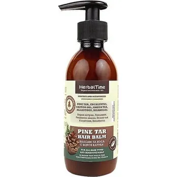 HERBAL TIME: Balzám na vlasy s borovým dehtem 240ml K2992