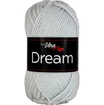 Pletací příze Vlna Hep DREAM 6404 světle šedá, 100% merino vlna, jednobarevná, 50g/125m