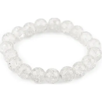 Náramek Náramek pružný ze skleněných korálků