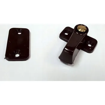 Plastová zábrana/blokáda dveří pro karavan - hnědá