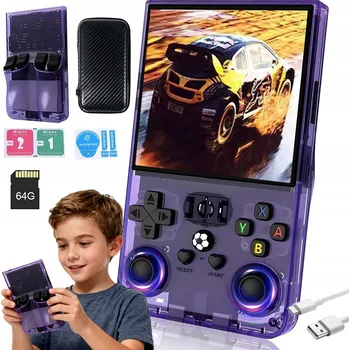 Herní konzole Přenosná herní konzole retro Anbernic RG35XX H 64 GB IPS bílá