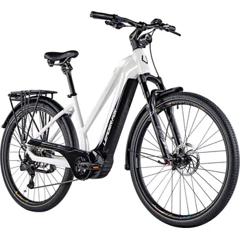 Elektrokolo Leader Fox SABA DÁMSKÁ 29",PANASONIC GX ULTIMATE trekingové elektrokolo, white shiny Velikost: 16,5"