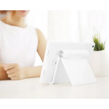 STOLNÍ DRŽÁK, STOJAN PRO TELEFON A TABLET UNIVERZÁLNÍ BÍLÝ