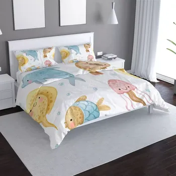 Povlečení Sablio Povlečení Podmořská parta - 140x220 / 90x70