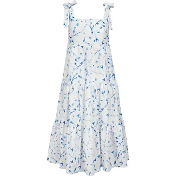 Dámské šaty 634895 - Tchibo - Tkané šaty s potiskem - pro ženy - vel. 36 - barva: bílá/s potiskem