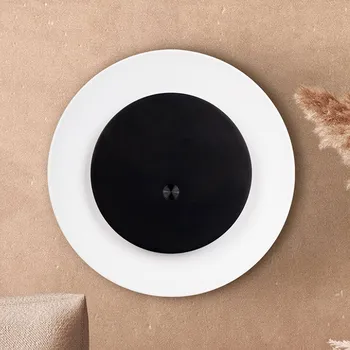 Lampička Näve LED stolní lampa na baterie Solan, černá/bílá, solární, IP54 - Ø základna 11,8 cm, délka USB nabíjecího kabelu 100 cm LED 1 W celkem - Doprava zdarma