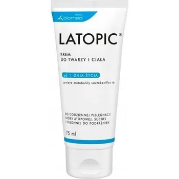 Tělový krém LATOPIC Krém na obličej a tělo, atopická a suchá pokožka 75 Ml