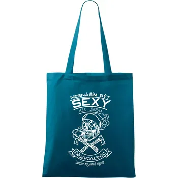 Nesnáším být sexy - dřevorubec - Taška bavlněná - 42 x 38 cm ( Petrolejová )