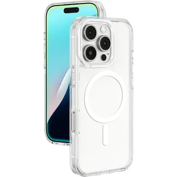 Pouzdro na mobilní telefon Pouzdro AmazingThing Minimal Mag s magnetickým kroužkem pro iPhone 16 Pro Max - průhledné