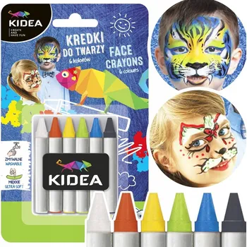 Pastelka Kidea Pastelky na malování na PASTELKY 6 barev x 2,5 g