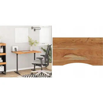 Jídelní stůl 90x50x2 cm, Deska stolu, 5 cm, obdélníková, masivní akáciové dřevo