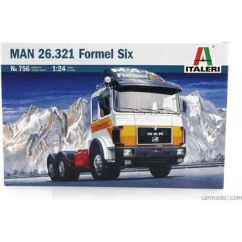 Plastikový model Italeri MAN 26.321 Tractor Truck 3-assi 1984 1:24 /