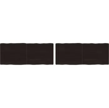 Konferenční stolek Deska stolu, tmavě hnědá 120x50x(2-4) cm dřevo s přírodní hranou