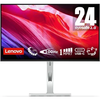 Monitor Monitor Lenovo L24m-4A 23.8",LED podsvícení, IPS panel, 1ms, 1500: 1, 250cd/m2, 1920 × 1080 Full HD, - šedý