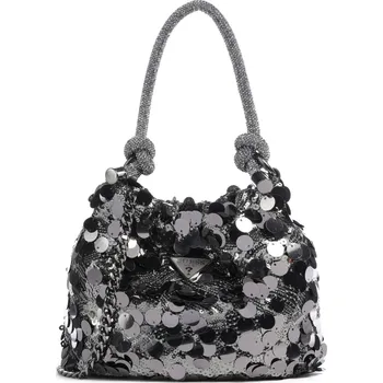 Guess Holiday - Bucket kabelka v stříbrná, umělé vlákno, 235970 | Kabelky pro ženy & muže