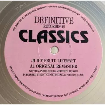Zahraniční hudba LP Juicy Fruit: Liferaft CLR 2024 Clear Coloured Vinyl