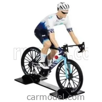 autíčko Solido Figures Ciclista - Cyclist - Team Movistar - Tour De France 2023 1:18 Bílá