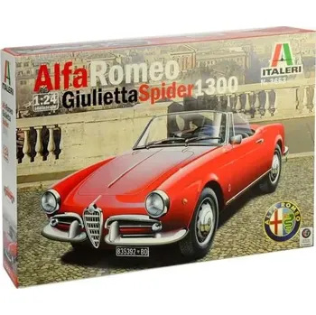 Plastikový model Corfix Model Kit auto 3653 - ALFA ROMEO GIULIETTA SPIDER 1300 (1:24)