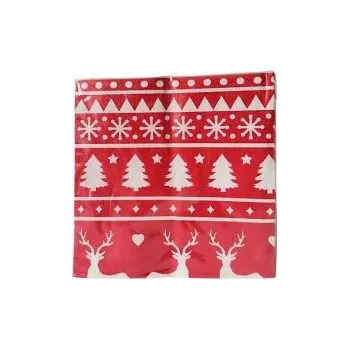 Papírový ubrousek Ubrousky vánoční 33x33 vzor