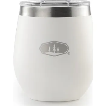 Kempingové nádobí Nerezový kelímek GSI Outdoors Glacier Stainless Glass 237ml White