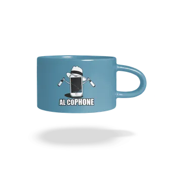 Bastard Al Cophone hrnek makronka Blue Macaron