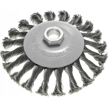 Drátěný kartáč KOTOUČOVÝ DRÁTĚNÝ KARTÁČ 125mm ocelový zkroucený drát M14 GRAPHITE 57T411