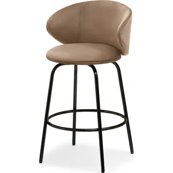 Křeslo Mebel Partner Jared (béžová + chromová)