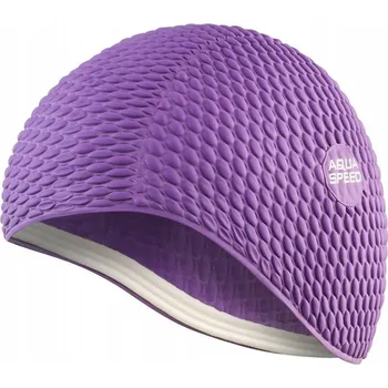 Plavecká čepice pro dospělé Latex Aqua Speed fialová