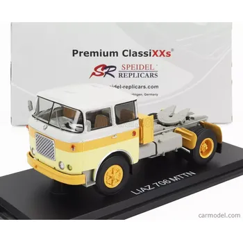autíčko Premium classixxs Liaz 706 Mttn Tractor Truck 2-assi 1978 1:43 Žlutá Oranžová Bílá