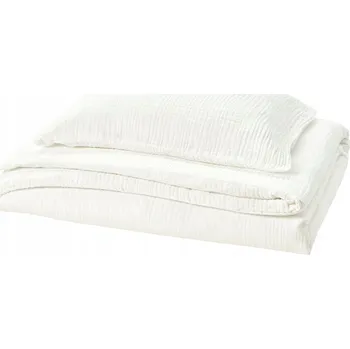 Povlečení IKEA SCHERSMIN Sada povlečení 150x200/50x60 cm Bavlna Mušelínová bílá