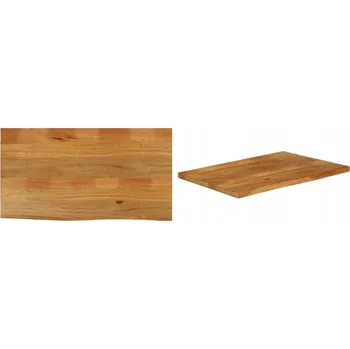 Konferenční stolek 100x60x2, Deska stolu s přírodním okrajem, 5 cm, mangové dřevo