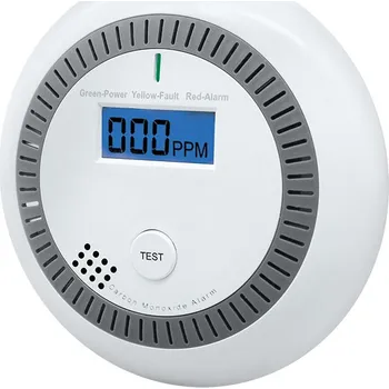 Detektor CO SOLIGHT detektor spalin CO + alarm, 85dB, 3x AAA baterie