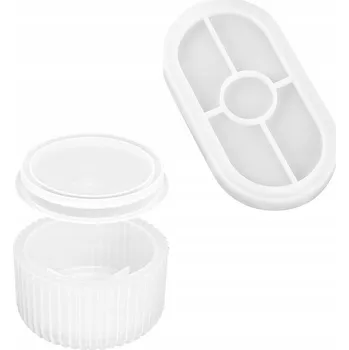 Obraz Silikonové formičky na květináče – DIY pro sukulenty/kaktusy, 3 ks