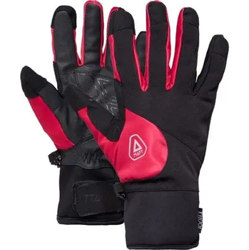 Rukavice Unisexové lyžařské rukavice Matt ANETO SKIMO GLOVES XS Černá, Červená