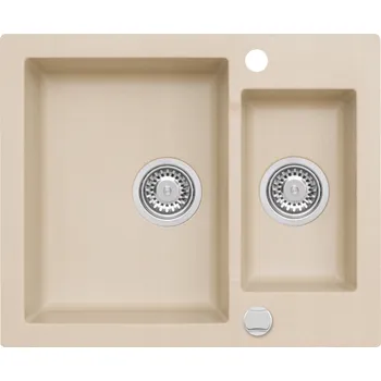 Granitový dřez Dřez jednopůlkomorový Moderno Annie granit béžový