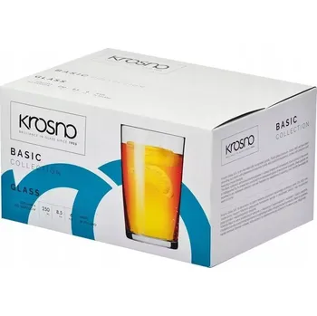 Sklenice Sklenice na kávu Krosno 250 ml 6 ks