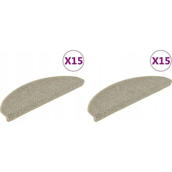 Nášlap na schod Zelené, samolepicí nášlapy na schody, 15 ks, 65x21x4 cm