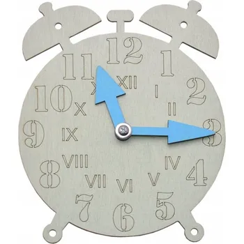 Hodiny MODRÉ EDUKAČNÍ HODINY ŘÍMSKÉ A ARABSKÉ ČÍSLICE MONTESSORI