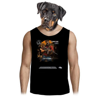 Pánské tílko Bastard B17: Counter Strike pánské tílko Black