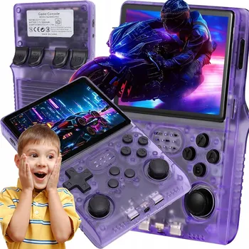 Herní konzole HERNÍ KONZOLE R40S PRO 256GB MINI RETRO PŘENOSNÁ KONZOLE S 30000 HRY