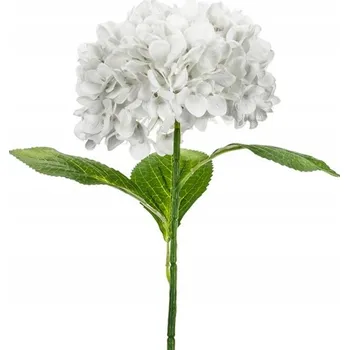 umělá květina Umělý květ "Hortenzie", bílá, PartyDeco, 69 cm