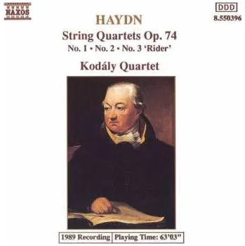 Zahraniční hudba CD Joseph Haydn: String Quartets Op. 74 No. 1 • No. 2 • No. 3 'Rider' 1992