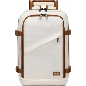 Městský batoh Batoh Ryanair do letadla 40x20x25, bílý, malý, expandér, 20l