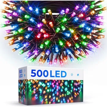 Vánoční dekorace VÁNOČNÍ OSVĚTLENÍ NA STROMEČEK 500 LED MULTIKOLOR S PROGRAMÁTOREM – 8 REŽIMŮ