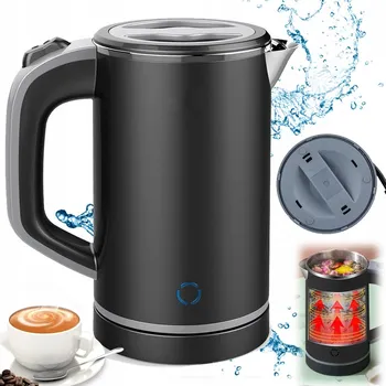 Rychlovarná konvice Rychlovarná konvice Bedee 304 Nerezová ocel 600 W 0,8 l černá