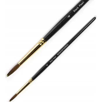 Umělecký štětec Roman Szmal štětec Black Pearl č. 4